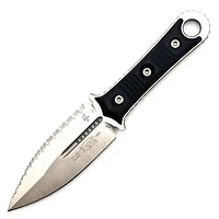 Microtech SBD Fixed Blade Double Edge Full Serrated G-10 (4.375" Stonewash) 201-12