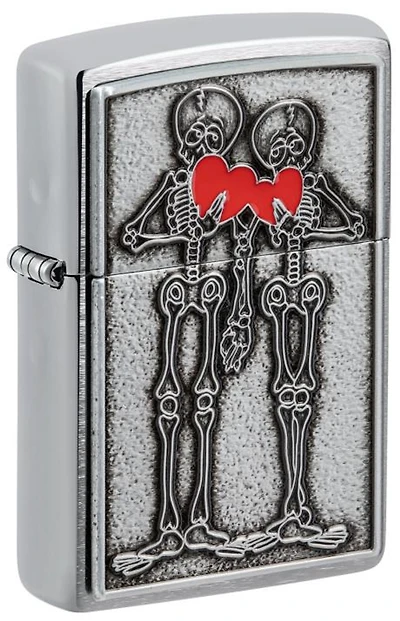 Couple Love Emblem Design Zippo