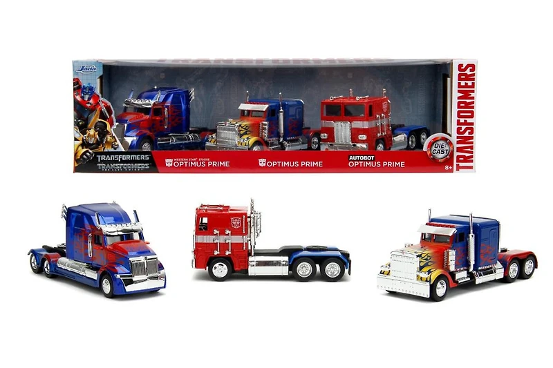 Model Car - 1:32 Optimus Prime Transformers (3 Pack)