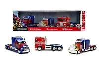 Model Car - 1:32 Optimus Prime Transformers (3 Pack)