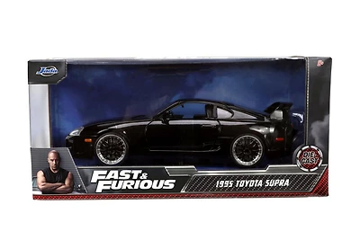 Model Car - 1:24 F&F 1995 Toyota Supra Black