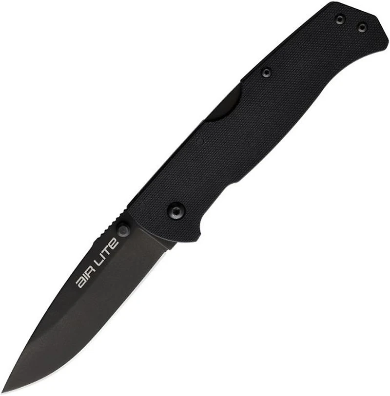 Cold Steel Air Lite (Drop Point) Black G-10 [3.5" Black AUS-10A]