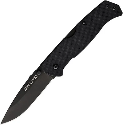 Cold Steel Air Lite (Drop Point) Black G-10 [3.5" Black AUS-10A]