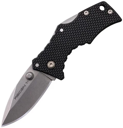 Cold Steel Micro Recon 1 (Spear Point) Black G-10 [2" Stonewash 4034 SS]
