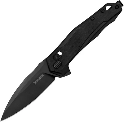 Kershaw Monitor DuraLock Black FRN Pocket Knife (3" Black D2)