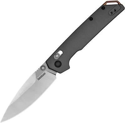 Kershaw Iridium DuraLock Gray Aluminum Pocket Knife (3.5" Satin D2)