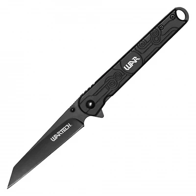 Wartech (Black) War Slim Reverse Tanto A/O Pocket Knife