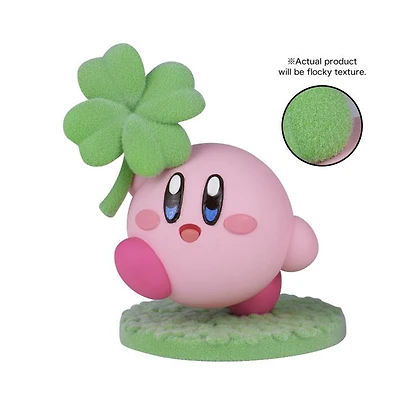 Figure Anime - (KIRBY Four Leaf Clover) KIRBY Fluffy Puffy MINE - PLAY IN THE FLOWER