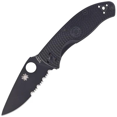 Tenacious Lightweight (Combination Edge) FRN (3.38" Black) Spyderco C122PSBBK