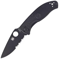 Tenacious Lightweight (Combination Edge) FRN (3.38" Black) Spyderco C122PSBBK