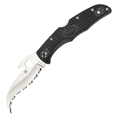 Matriarch 2 Emerson FRN Full Serrated (3.57" Satin) Spyderco C12SBK2W