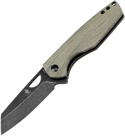 Sparrow Liner Lock [Micarta] Pocket Knife (2.99" Black Stonewash 154CM) Kizer Cutlery V3628C2