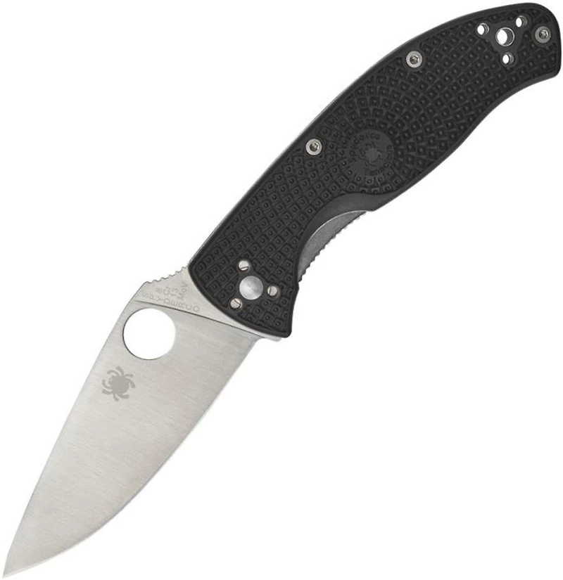 Tenacious Lightweight (Plain) FRN (3.38" Satin 8Cr13MoV) Spyderco C122PBK