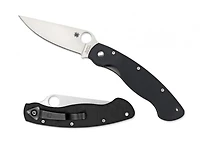 Military Black G-10 (4.00" Satin S30V) Spyderco C36GPE