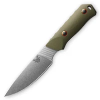 Benchmade Raghorn OD Green Hunting Fixed Blade Knife (4" Satin S30V) 15600-01
