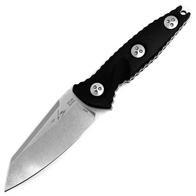 Microtech Socom Alpha Mini Warcom Black Fixed Blade (3.7" Stonewash) 93M-10