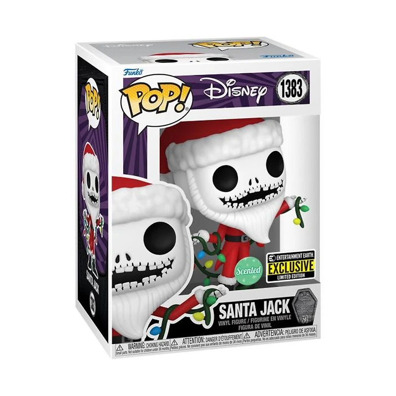 Funko Pop Christmas Santa Jack (Scented) "Disney TNBC 30th Anniversary" EE Exclusive [1383]
