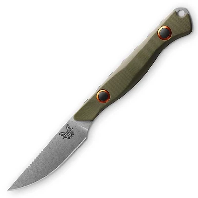 Benchmade Flyway G-10 (OD Green) Hunting Fixed Blade [2.70" Satin S90V] 15700-01