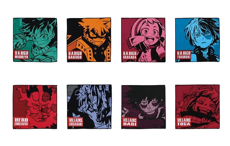 Ichiban Kuji Towel (J Prize) "My Hero Academia Hero vs Villains" (1 Random Bag)