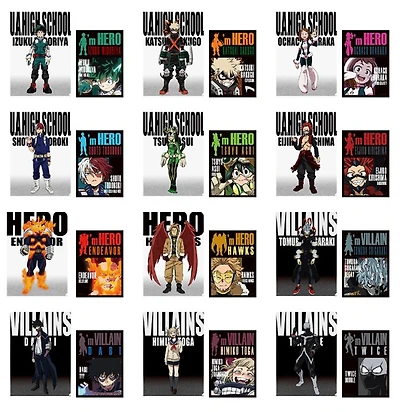 Ichiban Kuji Folder & Sticker Set (I Prize) "My Hero Academia Hero vs Villains" (1 Random Bag)