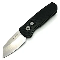 Pro-Tech Runt 5 Black Texture Reverse Tanto (1.90" Stonewash MagnaCut) R5405