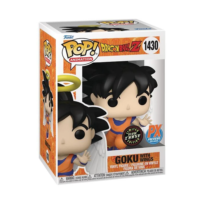 Funko POP Chase - Goku w/ Wings "Dragon Ball Z" (GLOW-IN-THE-DARK) PX [1430]