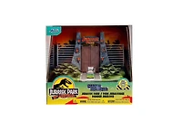 Model Figure - Jurassic Park Entrance Diorama with Jeep Wrangler & Ford Explorer [Metal Die-Cast]