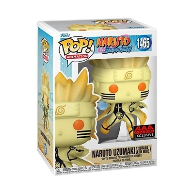 Funko Pop Naruto Uzumaki Kurama Link Mode "Naruto Shippuden" AAA Exclusive [1465]