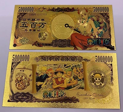 One Piece Anime (Yamato) Souvenir Coin Banknote