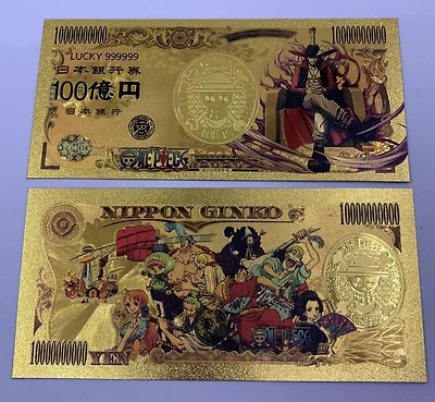 One Piece Anime (Mihawk) Souvenir Coin Banknote