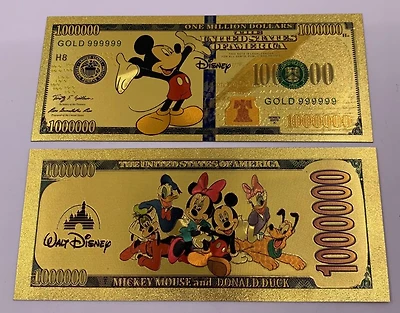 Disney (Mickey Mouse) Souvenir Coin Banknote
