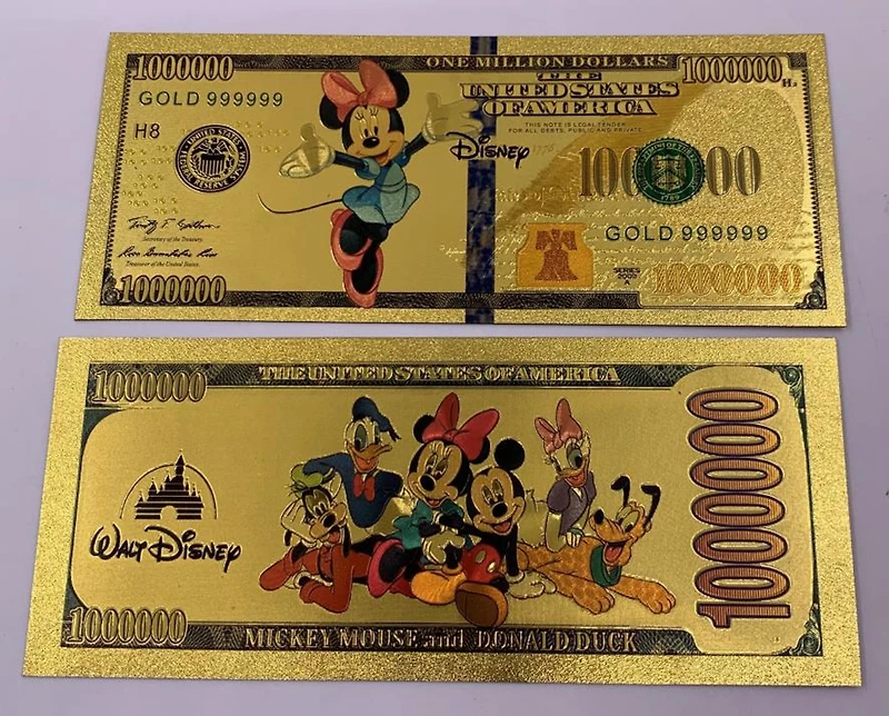 Disney (Minnie Mouse) Souvenir Coin Banknote