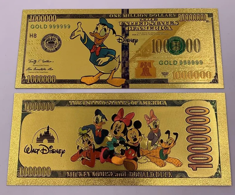 Disney (Donald Duck) Souvenir Coin Banknote