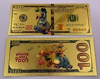 Disney Winnie the Pooh (Eeyore) Souvenir Coin Banknote