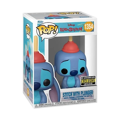 Funko Pop Stitch with Plunger "Lilo & Stitch" EE Exclusive [1345]