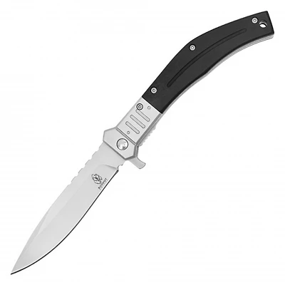 Buckshot Classic Flipper (Black Wood) A/O Pocket Knife