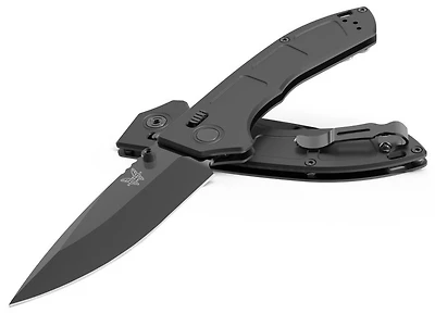 Benchmade Narrow Axis Pocket Knife Black Titanium (3.44" Black DLC M390) 748BK-01