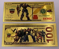 Transformers (Optimus Prime) Souvenir Coin Banknote