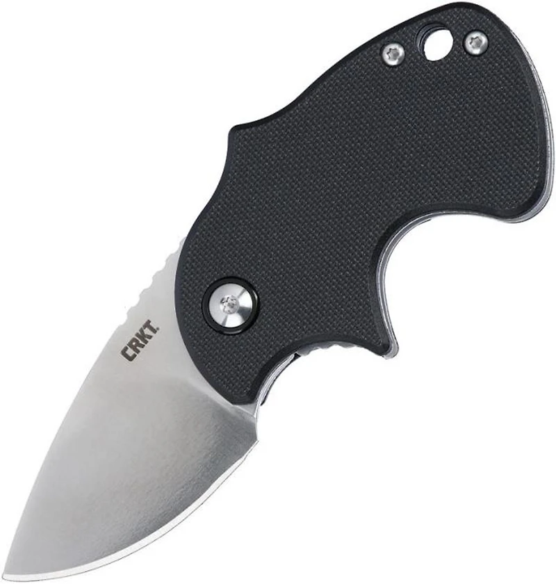 CRKT - Orca Linerlock Black GRN Pocket Knife (1.75" Satin Finish D2 Tool Steel)