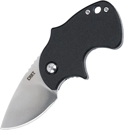 CRKT - Orca Linerlock Black GRN Pocket Knife (1.75" Satin Finish D2 Tool Steel)