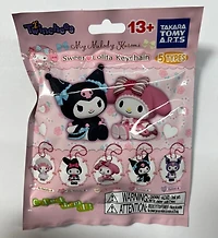 Blind Bag - My Melody Kuromi Sweet Lolita Keychain Mystery Pack [1 Random Bag]