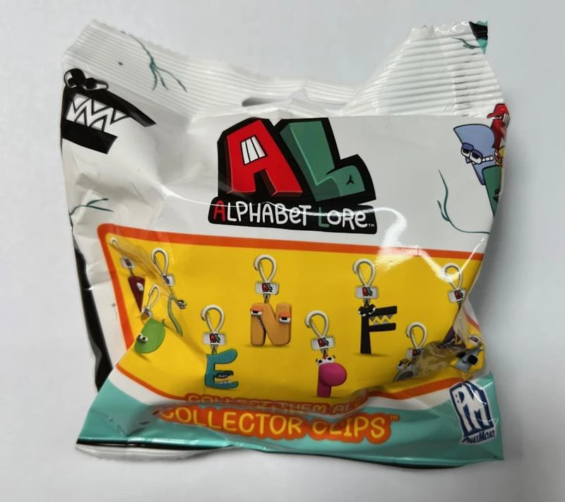 Blind Bag - Alphabet Lore Mystery Figure Clip Pack [1 Random Bag]