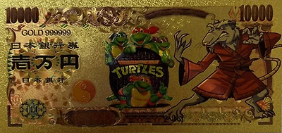 Teenage Mutant Ninja Turtles (Master Splinter) Souvenir Coin Banknote