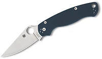 Paramilitary 2 Compression Lock Cobalt Blue G-10 Pocket Knife (3.45" Satin DLC CPM-SPY27) Spyderco C81GPCBL2