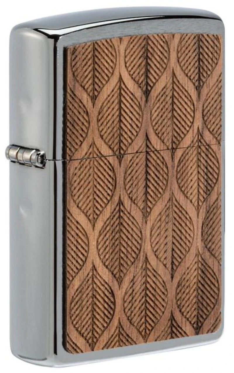 Woodchuck USA Walnut Leaves Zippo