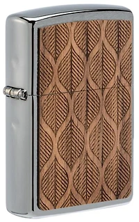 Woodchuck USA Walnut Leaves Zippo