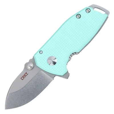 CRKT Burnley Squid A/O Pocket Knife Blue G-10 (1.75" Stonewash D2)