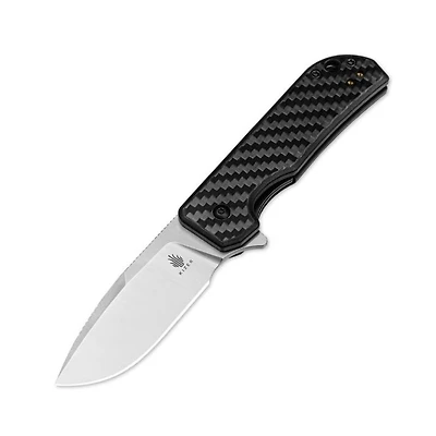 Nice Guy (G-10 Carbon Fiber) Pocket Knife [2.39" Stonewash 154CM] Kizer Cutlery V3011C1