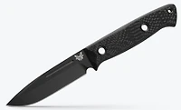 Benchmade Bushcrafter Carbon Fiber Fixed Blade (4.4" Black CRU-WEAR) 163BK