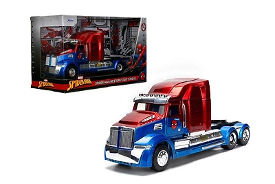 Model Car - 1:24 Peterbilt 379 Western Star Big Rig (SPIDER-MAN Deco)